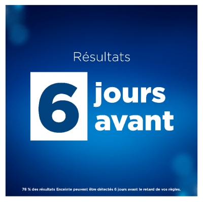 Clearblue Test de Grossesse Détection Ultra Précoce Digital Lot de 2 Tests