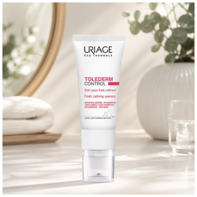 Uriage Toléderm Control Frisk Beroligende Øjenpleje 15 ml