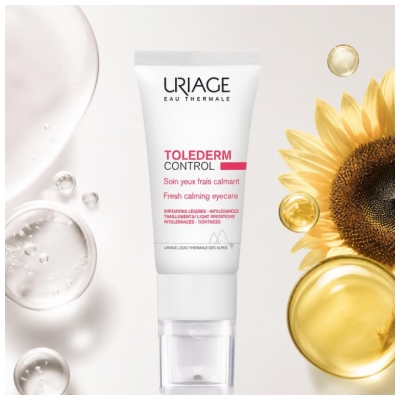 Uriage Toléderm Control Frisk Beroligende Øjenpleje 15 ml