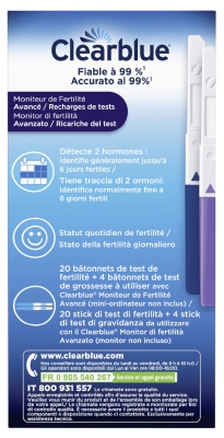 Clearblue Reîncărcare de Teste pentru Monitorul de Fertilitate