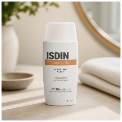 Isdin FotoUltra 100 Sun Tinted Face Cream Depigmenting SPF50+ 50 ml