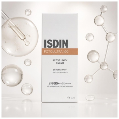 Isdin FotoUltra 100 Sun Tinted Face Cream Depigmenting SPF50+ 50 ml