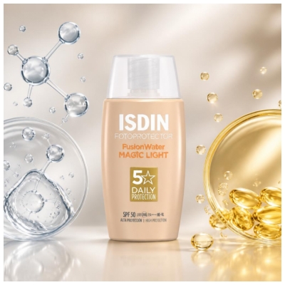 Isdin Fotoprotector Fusion Water Magic Light Nuanțat SPF50 50 ml