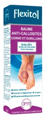 Flexitol Baume Anti-Callosités Corne et Durillons Urée 22% 56 g