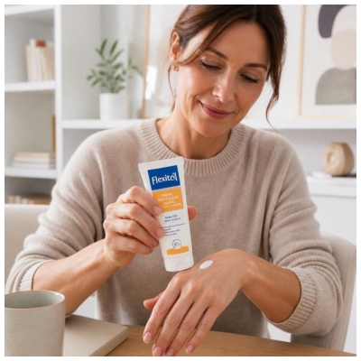 Flexitol Korjaava Balsami Kuiville tai Vaurioituneille Käsille Urea 10% 56 g