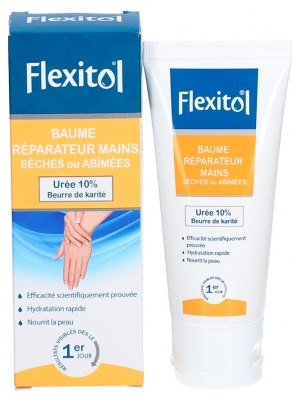 Flexitol Obnovitveni Balzam za Suhe ali Poškodovane Roke z 10% Sečnino 56 g