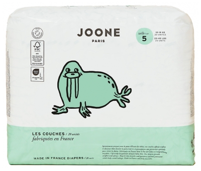 Joone Windeln Größe 5 (10-18 kg) 20 Einheiten - Farbe: Brigitte Rose