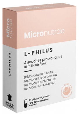 Micronutrae L-Philus 30 Vegetabiliska Kapslar