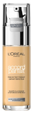 Fond de ten L'Oréal Paris Accord Parfait 30 ml - Tentă: 1.N Ivory Neutru