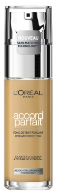 Fond de ten L'Oréal Paris Accord Parfait 30 ml - Tentă: 3.D/3.W Bej auriu
