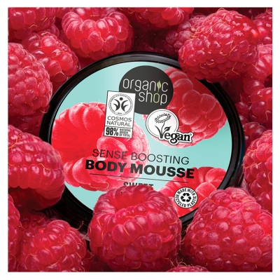 Organic Shop Revitalisierende Körper-Mousse Himbeere 250 ml