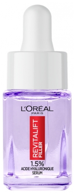 Ser L'Oréal Paris Revitalift Filler cu acid hialuronic pentru riduri și hidratare, 15 ml