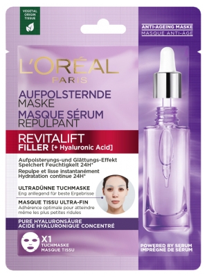 Masca din Material Textil cu Serum de Umplere Revitalift Filler L'Oréal Paris 28 g