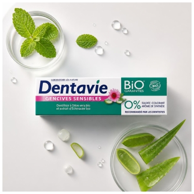 Dentavie Tandpasta Følsomme Tandkød Øko 75 ml