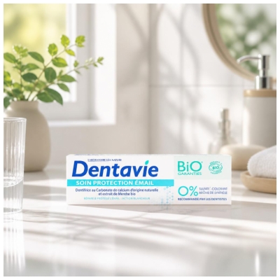 Dentavie Zahnpasta Pflege Schutz Zahnschmelz Bio 75 ml