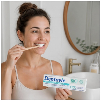 Dentavie Zahnpasta Pflege Schutz Zahnschmelz Bio 75 ml