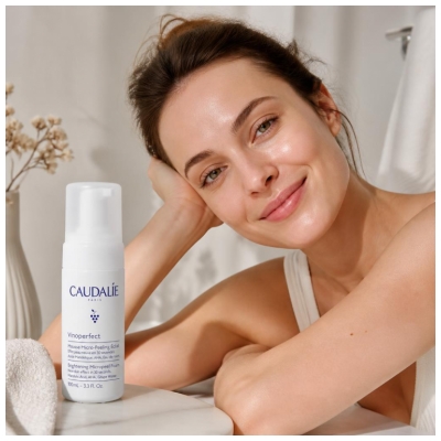Caudalie Vinoperfect Mousse Micro-Peeling Éclat 100 ml