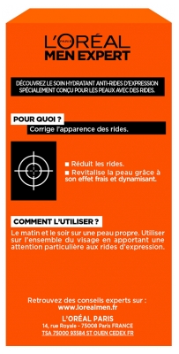 L'Oréal Paris Men Expert Stop Rides Soin Hydratant 50 ml