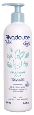 Rivadouce Bébé Jemný Bio mycí gel 500 ml