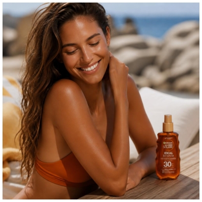 Garnier Ambre Solaire Ideal Bronze Zaščitno olje SPF30 150 ml
