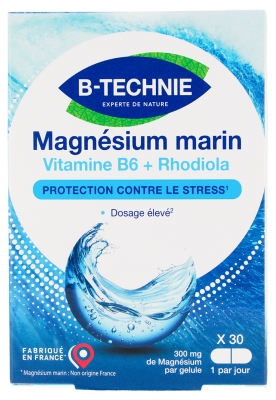 Biotechnie Magneziu Marin B6 Rhodiola 30 Capsule