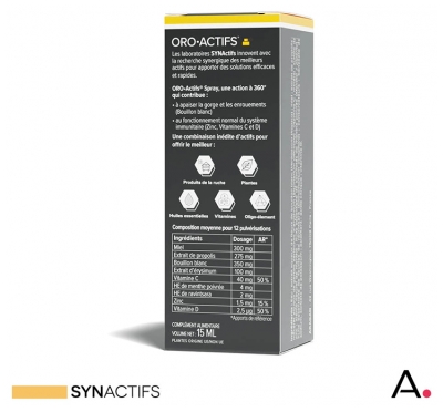 Aragan Synactifs OroActifs Spray 15 ml