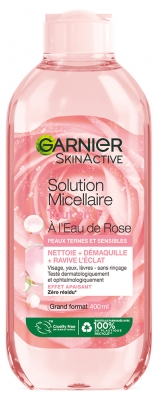Soluție Micelară 3 în 1 Garnier SkinActive cu Apă de Trandafiri 400 ml