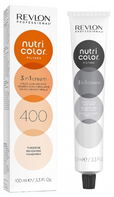 Revlon Professional Filtros de Color Nutri Soin Crème 3en1 Repigmentant Nutritif 100 ml - Coloración: 400 Mandarina