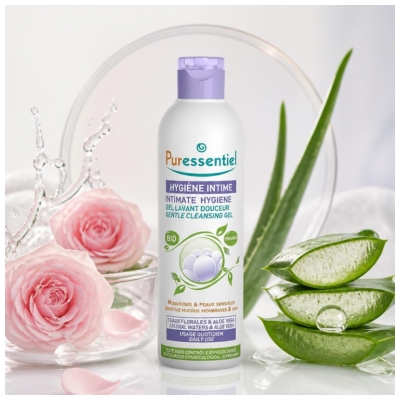 Puressentiel Intiimihygienian Hellävarainen Luomu Puhdistusgeeli 200 ml
