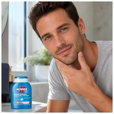 Balsam Mennen Calmant 2în1 După Bărbierit + Îngrijire Facială 100 ml