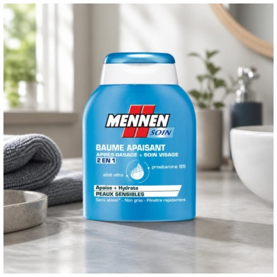 Mennen 2-in-1 Nomierinošais Balzams Pēc Skūšanās + Sejas Kopšana 100 ml