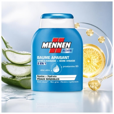 Mennen 2-in-1 Nomierinošais Balzams Pēc Skūšanās + Sejas Kopšana 100 ml