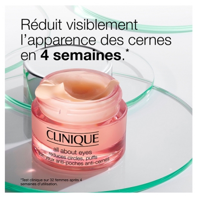 Clinique All About Eyes Soin Yeux Anti-Poches Anti-Cernes 15 ml