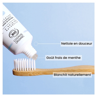 Pulpe de Vie Dentifrice Blancheur Goût Menthe 75 ml