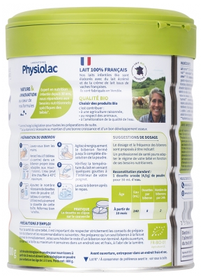 Physiolac Bio 3 10 Mois à 3 Ans 800 g