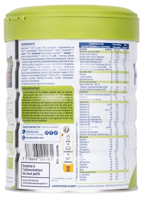 Physiolac Bio 3 10 Mois à 3 Ans 800 g