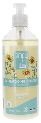 Simply Bio Biologinis neutralus šampūnas ir dušo želė 500 ml