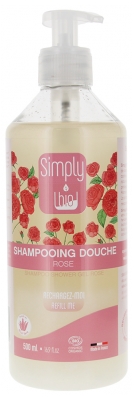 Simply Bio Rose Bio šampūnas-dušo želė 500 ml