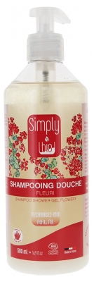 Simply Bio Kwiatowy Szampon i Żel pod Prysznic Bio 500 ml
