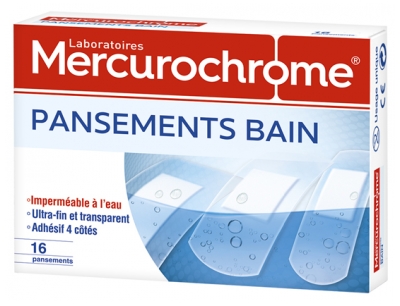 Mercurochrome 16 Pflaster Bad