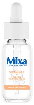 Mixa Serumkonzentrat Gegen Pigmentflecken Vitamin C + Glykolsäure 30 ml