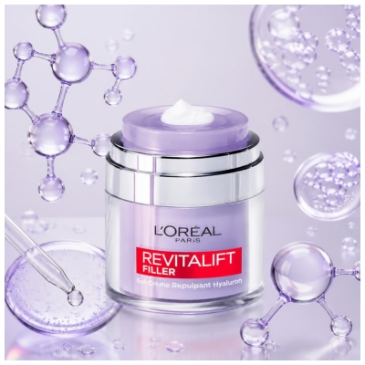 L'Oréal Paris Revitalift Hialurona Uzpildošais Želejveida Krēms 50 ml
