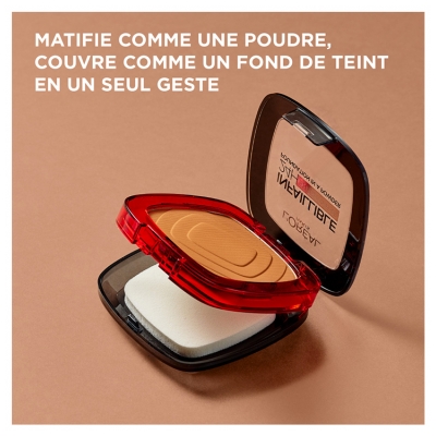 L'Oréal Paris Infaillible 24H Fond de Teint Longue Tenue en Poudre 9 g - Teinte : 260 Neutre/Soleil Doré
