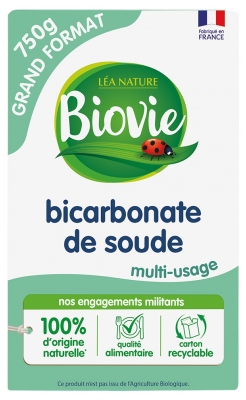 Biovie Jedlá Soda pro Vícenásobné Použití 750 g