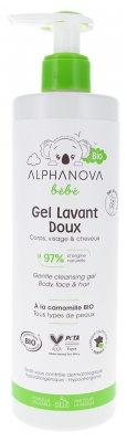 Alphanova Bébé Zachte Bio Wasgel 400 ml