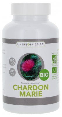 L'Herbôthicaire Organic Milk Thistle 180 Capsules