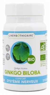 L'Herbôthicaire Organic Ginkgo Biloba 180 Capsules