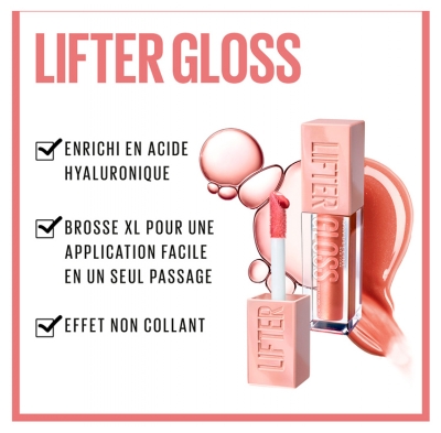 Maybelline New York Lifter Gloss Gloss Repulpant 5,4 ml - Teinte : 004 Silk