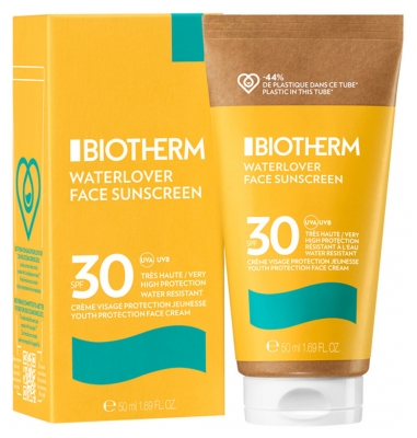 Biotherm Waterlover Crema Solare Viso Protezione Giovani SPF30 50 ml
