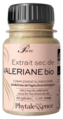 Phytalessence Reiner Baldrian Organisch 60 Kapseln